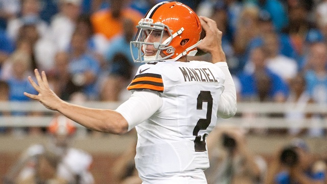 Dear Cleveland Browns, It's Time to Hand the Keys to Johnny Manziel – The  Front Office News