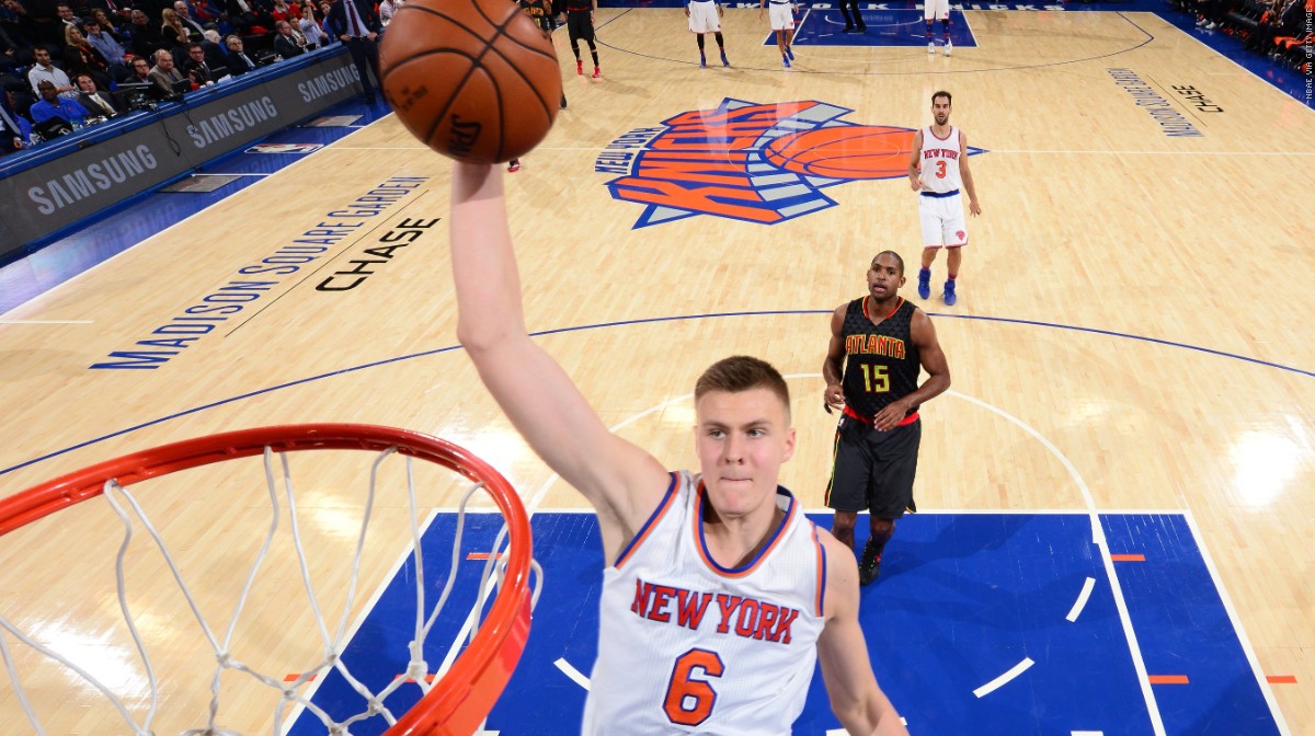 2015 N.B.A. Draft: Kristaps Porzingis Is a Big Project for the
