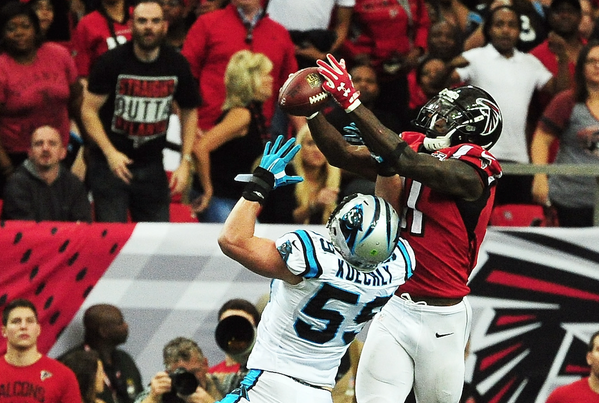 Juli-WHOA: Falcons' Julio Jones makes crazy sideline catch