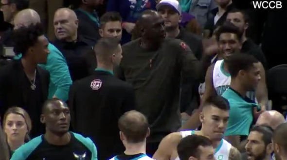 Watch: Michael Jordan slap Malik Monk 